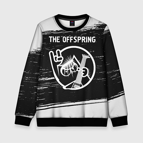 Детский свитшот The Offspring КОТ Краска / 3D-Черный – фото 1