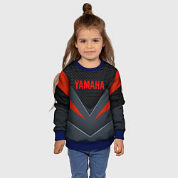 Свитшот детский YAMAHA ТЕХНОЛОГИЧЕСКАЯ БРОНЯ, цвет: 3D-синий — фото 2