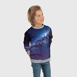Свитшот детский Космос просто космос!, цвет: 3D-меланж — фото 2
