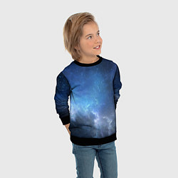 Свитшот детский Манящий космос, цвет: 3D-черный — фото 2