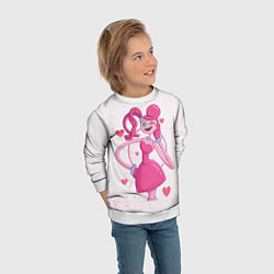 Свитшот детский POPPY PLAYTIME - Mommy long legs - Мамочка длинные, цвет: 3D-белый — фото 2