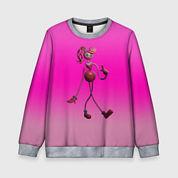 Детский свитшот POPPY PLAYTIME МАМА ДЛИННЫЕ НОГИ