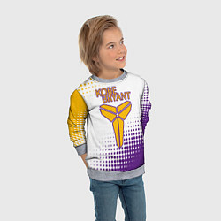 Свитшот детский Коби Брайант Lakers Абстракция, цвет: 3D-меланж — фото 2