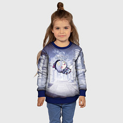 Свитшот детский Genshin Impact - Qiqi, цвет: 3D-синий — фото 2
