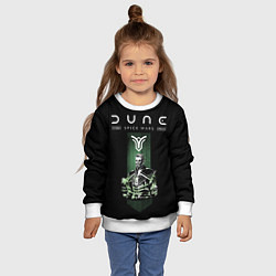 Свитшот детский Dune: Spice Wars фракция атрейдесы, цвет: 3D-белый — фото 2