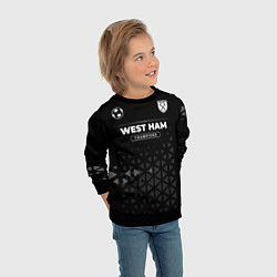 Свитшот детский West Ham Champions Uniform, цвет: 3D-черный — фото 2