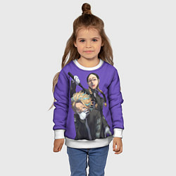 Свитшот детский Ран и Риндо, цвет: 3D-белый — фото 2