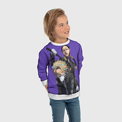 Свитшот детский Ран и Риндо, цвет: 3D-белый — фото 2