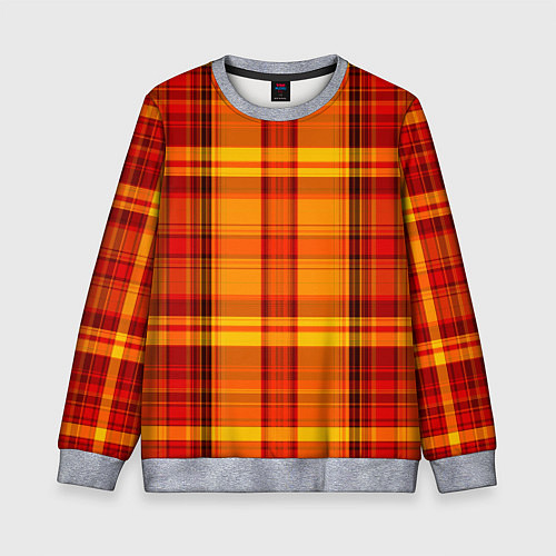 Детский свитшот SCOTTISH STYLE / 3D-Меланж – фото 1