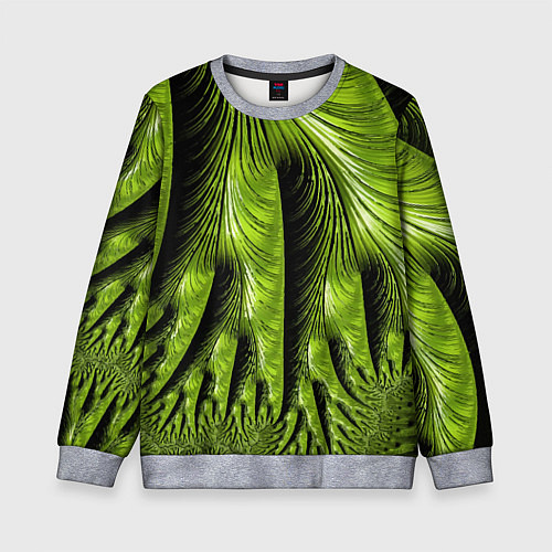 Детский свитшот Поверхность неоткрытой планеты The surface of an u / 3D-Меланж – фото 1