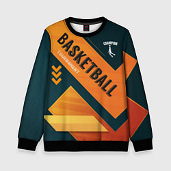 Свитшот детский Basketball Champion, цвет: 3D-черный