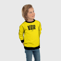 Свитшот детский FORTNITE VIBIN, цвет: 3D-черный — фото 2