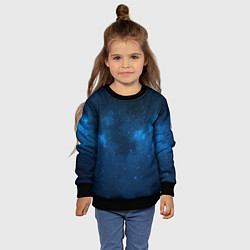 Свитшот детский Космическая ночь, цвет: 3D-черный — фото 2