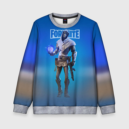 Детский свитшот Fortnite Fusion skin Video game Hero / 3D-Меланж – фото 1