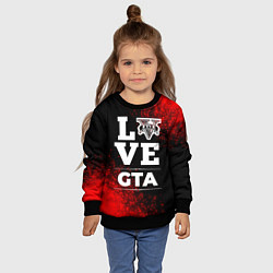 Свитшот детский GTA Love Классика, цвет: 3D-черный — фото 2