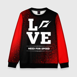 Детский свитшот Need for Speed Love Классика