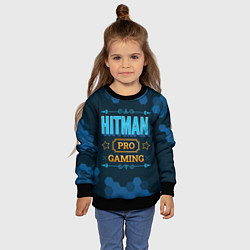 Свитшот детский Игра Hitman: PRO Gaming, цвет: 3D-черный — фото 2
