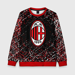 Свитшот детский Ac milan фк милан, цвет: 3D-красный