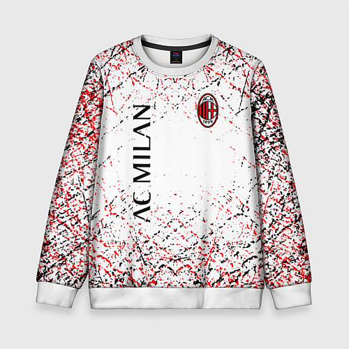 Детский свитшот Ac milan logo / 3D-Белый – фото 1