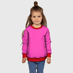 Свитшот детский Яркий розовый из фильма Барби, цвет: 3D-красный — фото 2