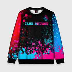 Детский свитшот Club Brugge Neon Gradient - FS