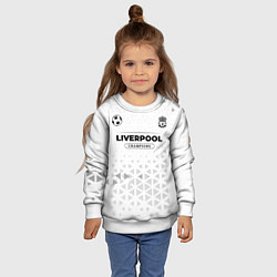 Свитшот детский Liverpool Champions Униформа, цвет: 3D-белый — фото 2