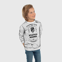 Свитшот детский Atletico Madrid Football Club Number 1 Legendary, цвет: 3D-белый — фото 2