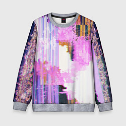 Детский свитшот Glitch art Fashion trend