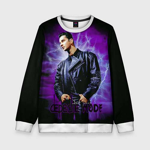 Детский свитшот Depeche Mode - Dave Gahan / 3D-Белый – фото 1
