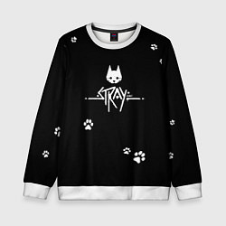 Свитшот детский Stray, цвет: 3D-белый