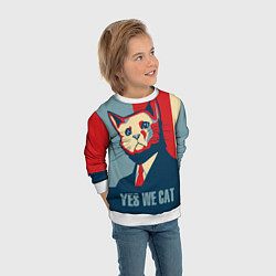 Свитшот детский YES WE CAN T, цвет: 3D-белый — фото 2