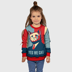 Свитшот детский YES WE CAN T, цвет: 3D-красный — фото 2