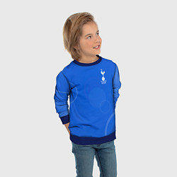 Свитшот детский Tottenham hotspur Голубая абстракция, цвет: 3D-синий — фото 2