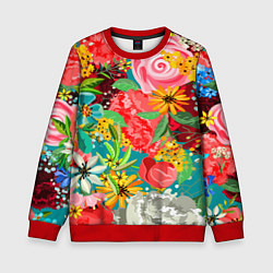 Детский свитшот Multicolour of flowers