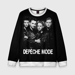 Свитшот детский Depeche Mode - black & white portrait, цвет: 3D-белый