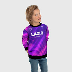 Свитшот детский Lazio legendary sport grunge, цвет: 3D-черный — фото 2