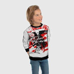 Свитшот детский Блич Ичиго Курасаки, цвет: 3D-черный — фото 2