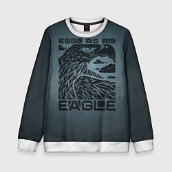 Детский свитшот Cool as an eagle Крут как орел