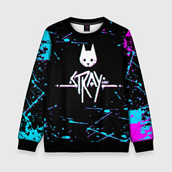 Детский свитшот Stray - краска - neon