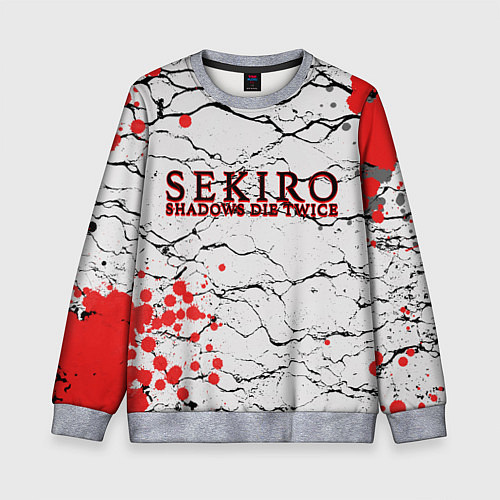 Детский свитшот Секиро арт / 3D-Меланж – фото 1