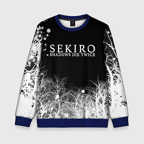 Детский свитшот Sekiro арт / 3D-Синий – фото 1