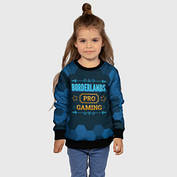 Свитшот детский Игра Borderlands: pro gaming, цвет: 3D-черный — фото 2
