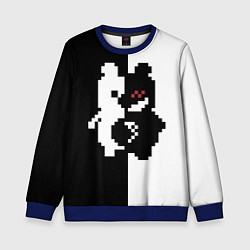 Свитшот детский Monokuma pixel, цвет: 3D-синий