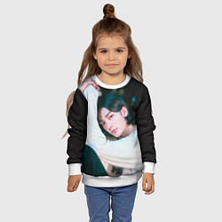 Свитшот детский Hyunjin Mixtape Oh, цвет: 3D-белый — фото 2