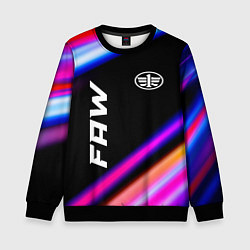 Свитшот детский FAW speed lights, цвет: 3D-черный