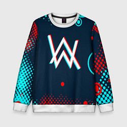Детский свитшот Alan walker - неон