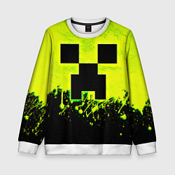 Детский свитшот Creeper neon