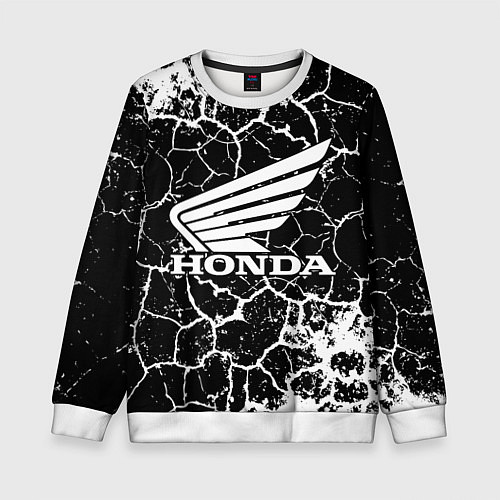 Детский свитшот Honda logo арт / 3D-Белый – фото 1