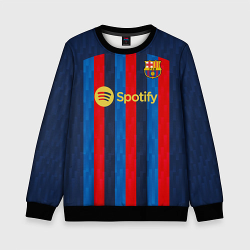 Детский свитшот Педри Барселона форма 20222023 / 3D-Черный – фото 1