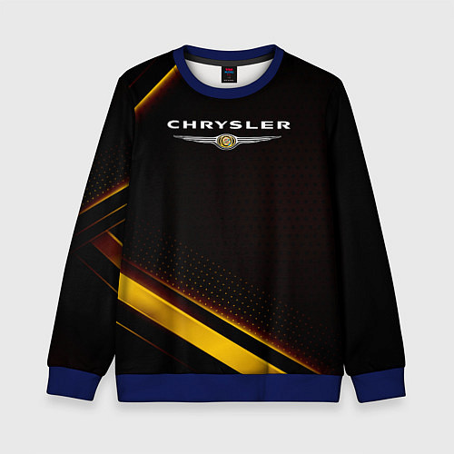 Детский свитшот Chrysler Абстракция / 3D-Синий – фото 1